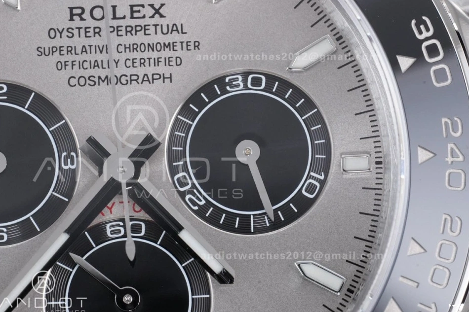 on Black 126519 Dial Edition VS4131 (Weighted) Strap V2 Daytona Best Gray 1:1 VSF Oysterflex 0119